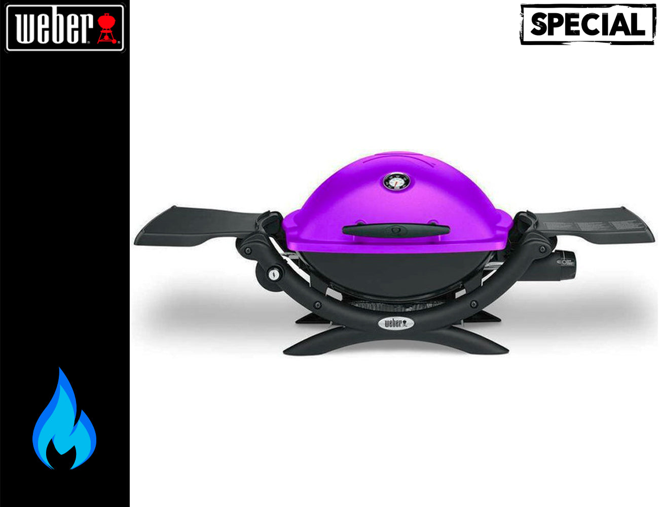Weber Barbecue a Gas Q1200 Purple - Centro Internazionale del Barbecue