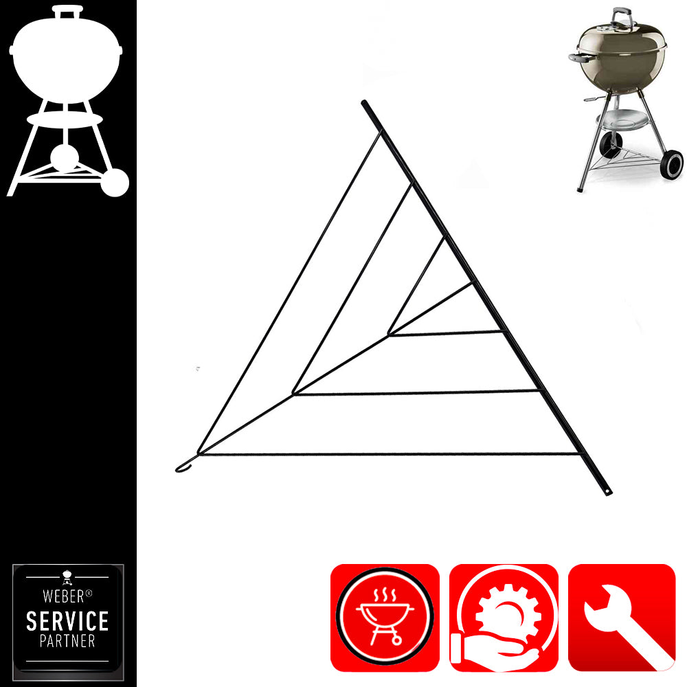 Weber Ricambio Triangolo Black per Barbecue a Carbonella 47 - Centro Internazionale del Barbecue