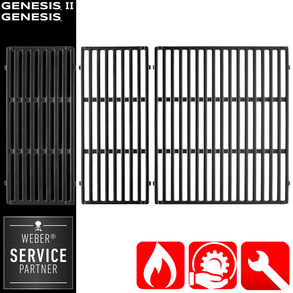 Weber Griglia di cottura in Ghisa per Genesis 4 Bruciatori - Centro Internazionale del Barbecue
