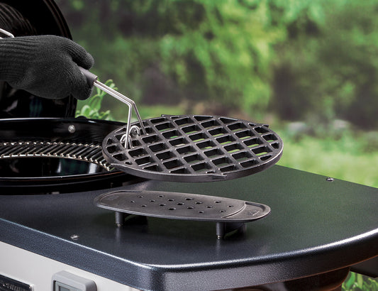 Weber Gourmet BBQ Supporto Accessori Gourmet e Ciminiera d'accensione - Centro Internazionale del Barbecue