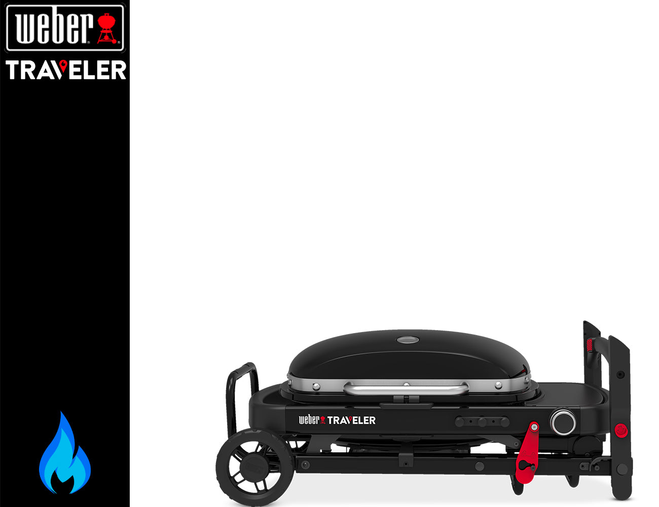 Weber Barbecue a Gas Traveler Stealth Edition - Centro Internazionale del Barbecue