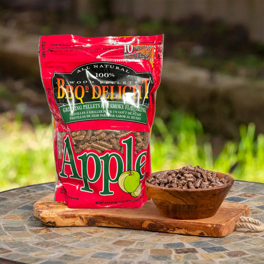 BBQr's Delights Pellets Apple All 100% Natural 450 Gr. - Centro Internazionale del Barbecue