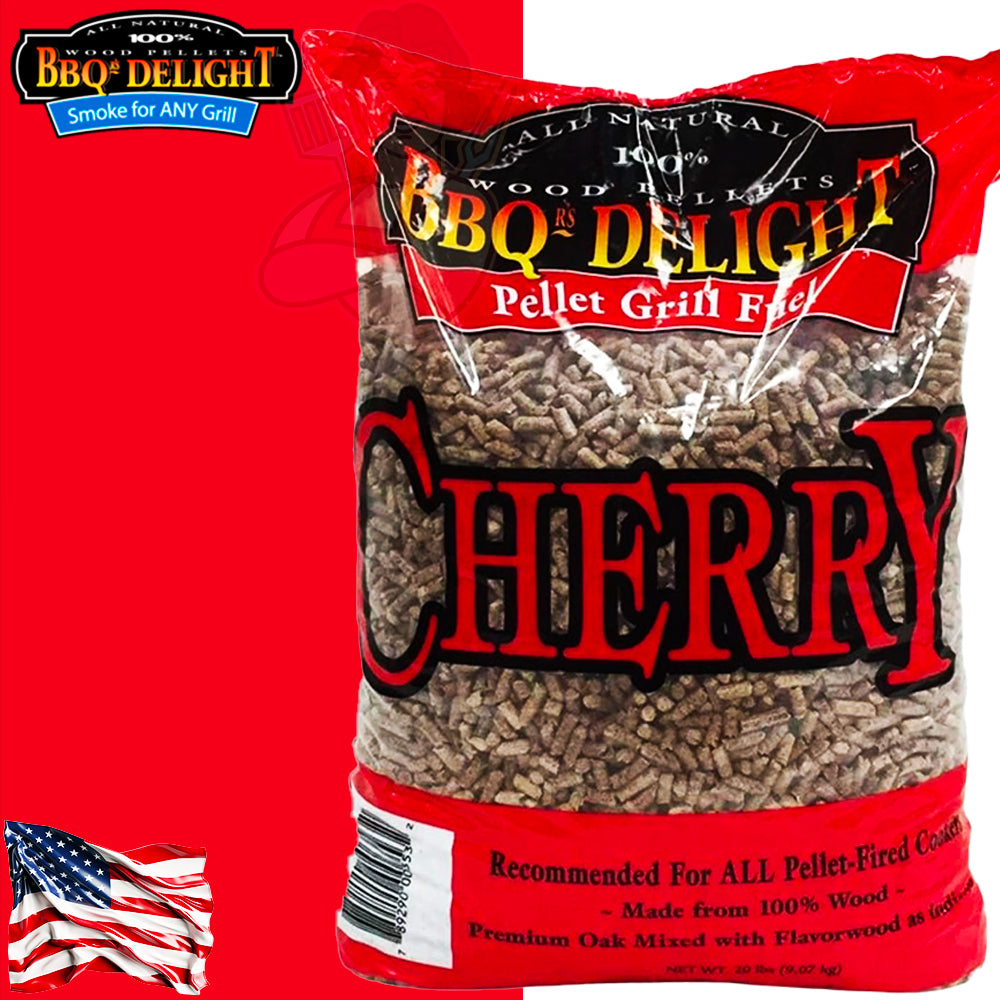 BBQr's Delights Pellets Cherry All 100% Natural Kg.9,07