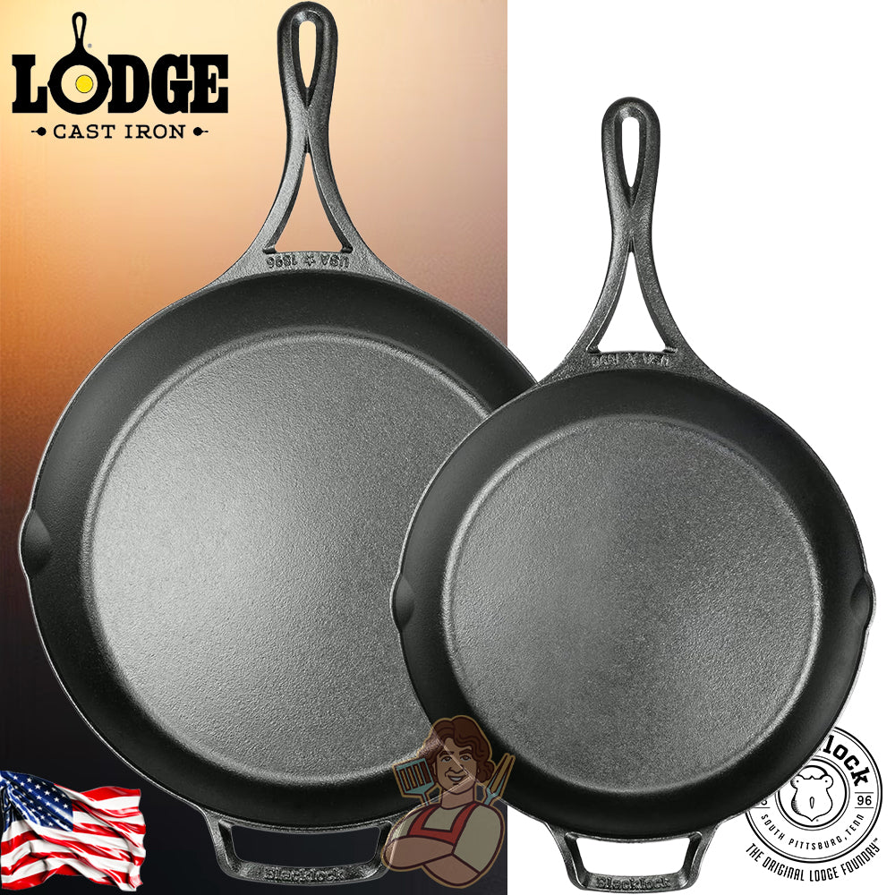 Lodge BlackBlok Padelle 1 Manico St 2 Pz. bda 26 e 30 cm.