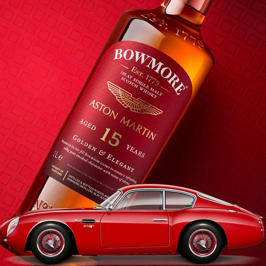 Bowmore Whiskey GTR Collection 2023 No.8 - 15 Years Old Aston Martin DB4 (1958) 100cl - Centro Internazionale del Barbecue