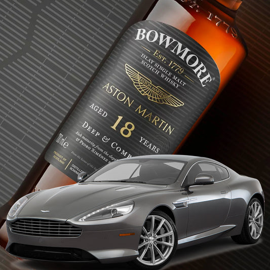 Bowmore Whiskey GTR Collection 2023 No.9 - 18 Years Old Aston Martin DB9 ( 2003 ) 70cl - Centro Internazionale del Barbecue