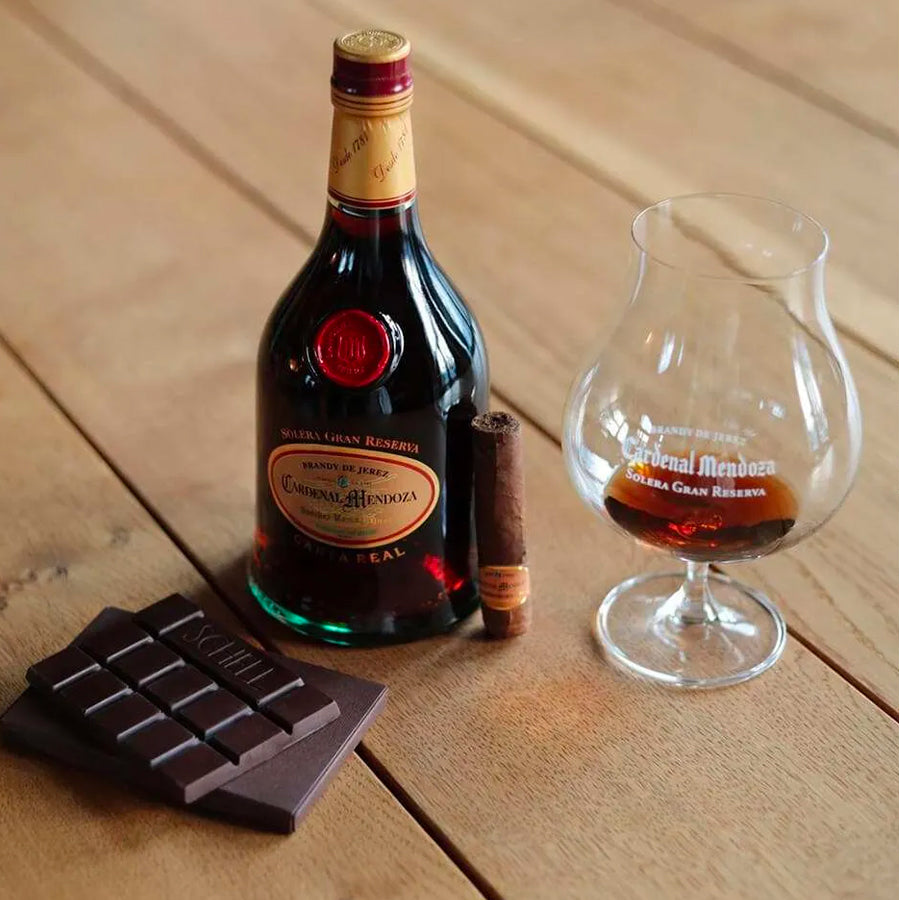 Cardenal Mendoza Carta Real Brandy de Jerez 40% Vol. 0,7l in Tinbox - Centro Internazionale del Barbecue