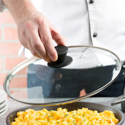 Lodge Coperchio rotondo in vetro da 30,48 cm per padella in ghisa - Centro Internazionale del Barbecue