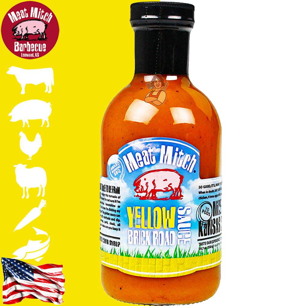 Meat Mitch Salsa BBQ Yellow Brick Road Sauce - Centro Internazionale del Barbecue