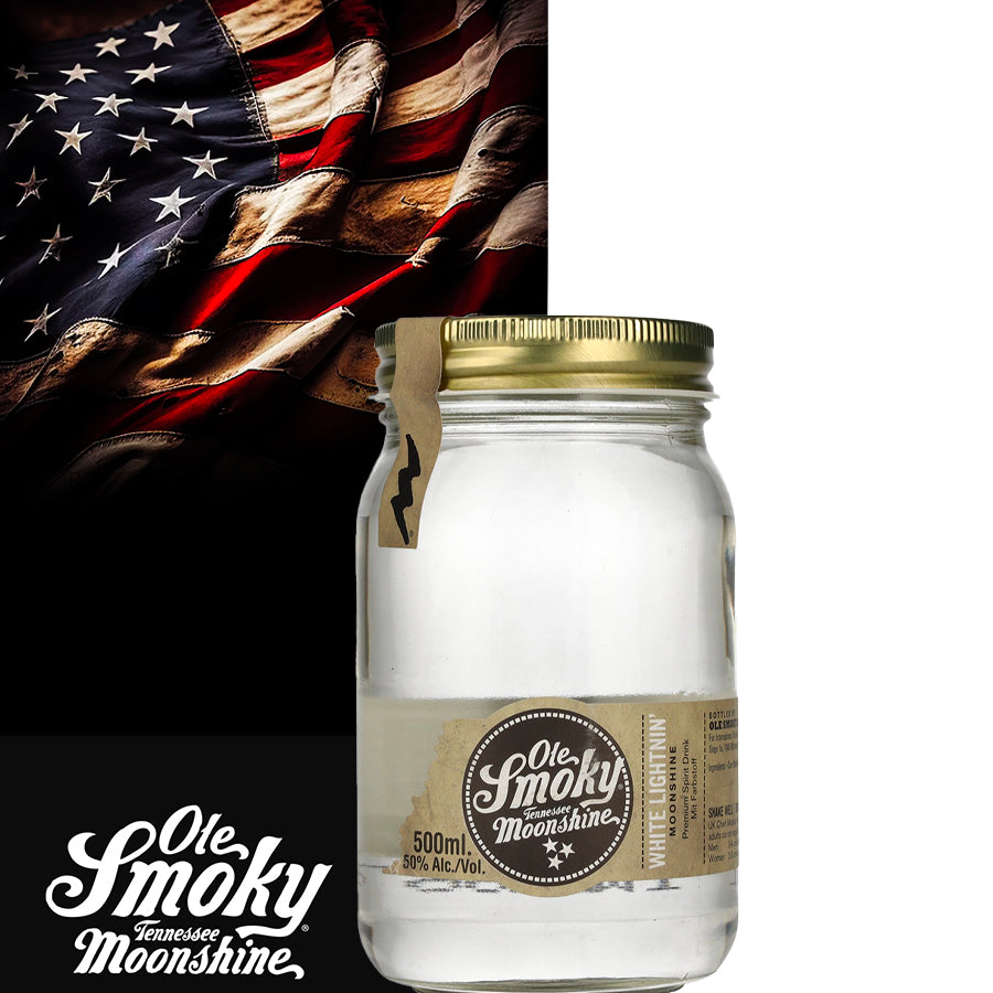 Ole Smoky Moonshine Tennessee White Lightnin 500ml - Centro Internazionale del Barbecue