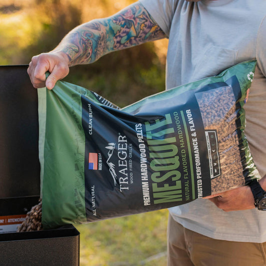 Traeger Pellet Legno Mesquite per Barbecue - Centro Internazionale del Barbecue