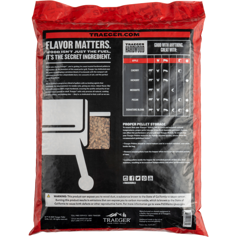 🔍 Traeger Pellet FSC Apple - Centro Internazionale del Barbecue
