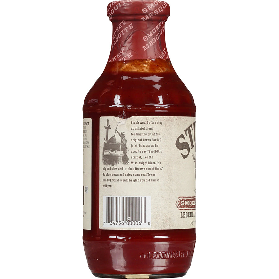 Stubb’s Bar-B-Q Salsa Barbecue Smokey Mesquite - Centro Internazionale del Barbecue