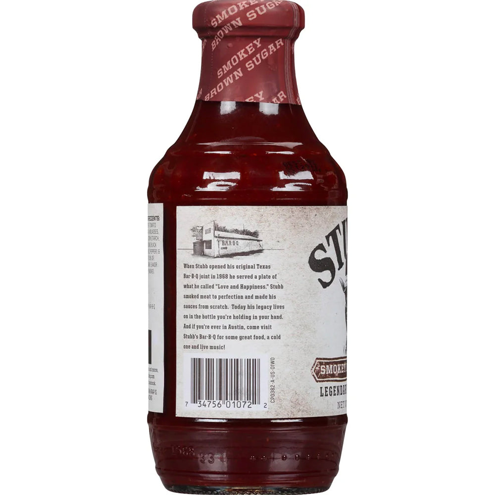 Stubb’s Bar-B-Q Salsa Barbecue Smokey Brown Sugar - Centro Internazionale del Barbecue