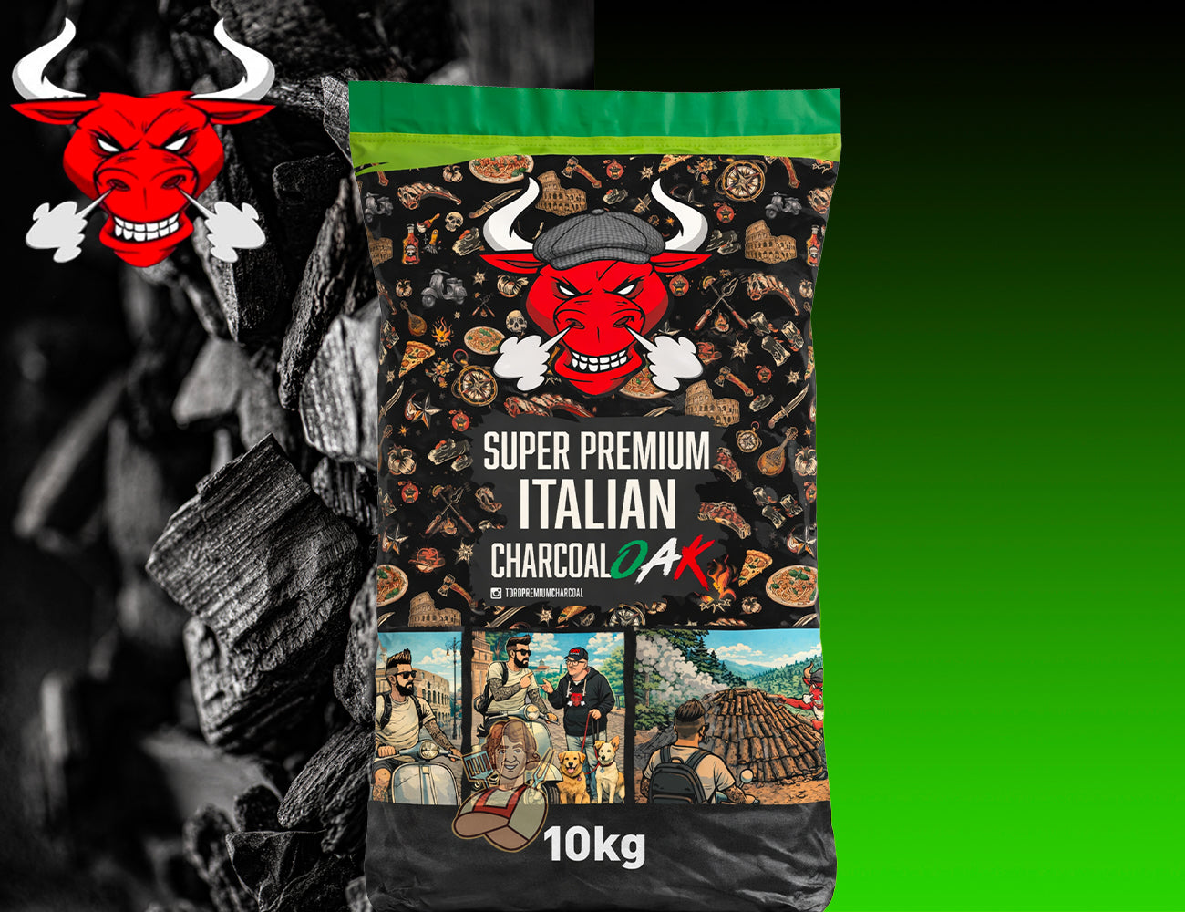 Toro Carbone OAK Italian Super Premium Kg 10