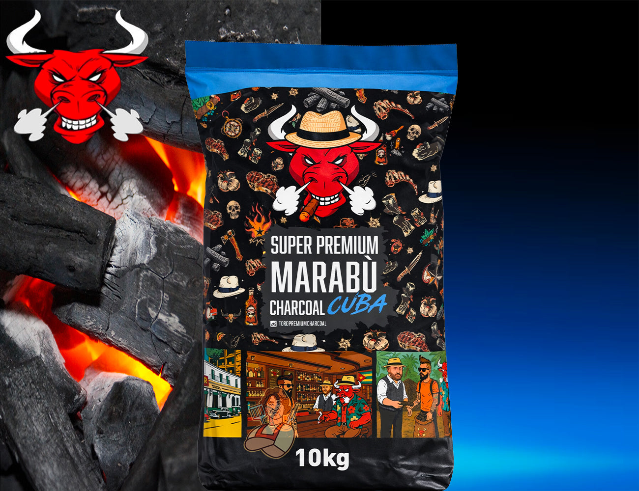 Toro Carbone Cuba Super Marabu Premium Kg 10