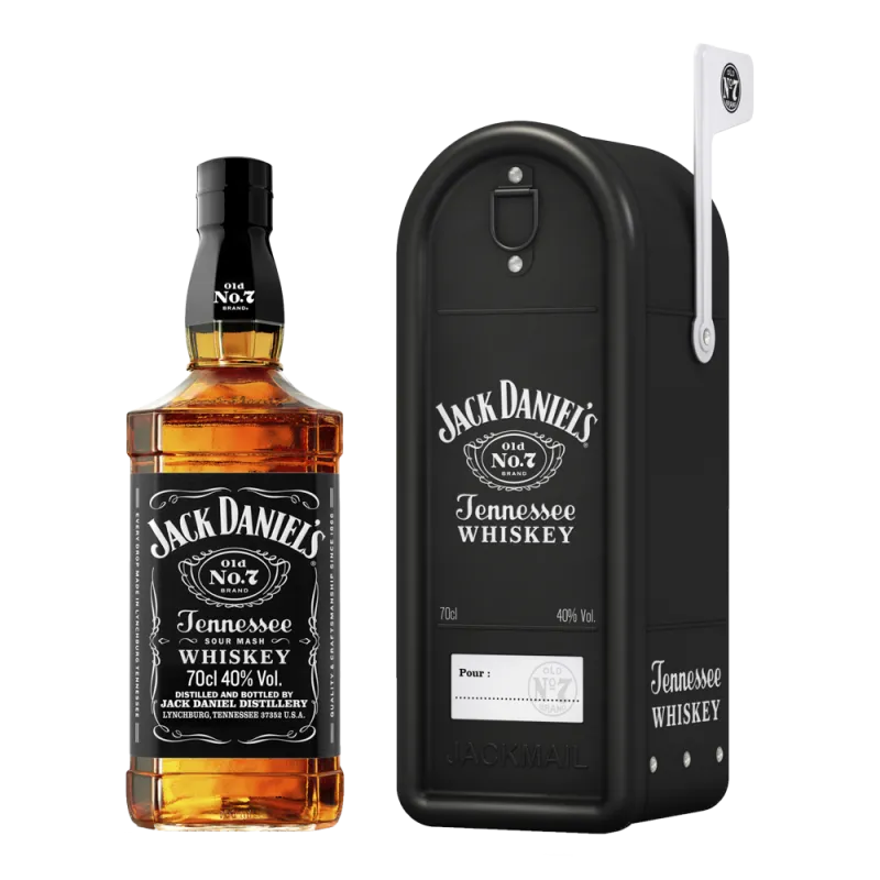 Jack Daniel’s Tennessee Tennessee Whiskey 40% Vol. 0,7l Mailbox Limited Edition - Centro Internazionale del Barbecue