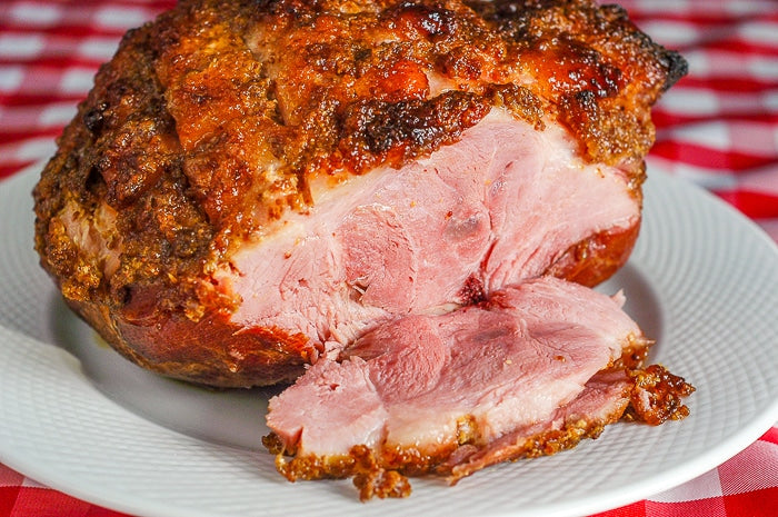 Prosciutto di Natale con salsa alla senape e miele - Centro Internazionale del Barbecue