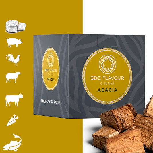 Wood Chunks per Affumicatura di legna Acacia