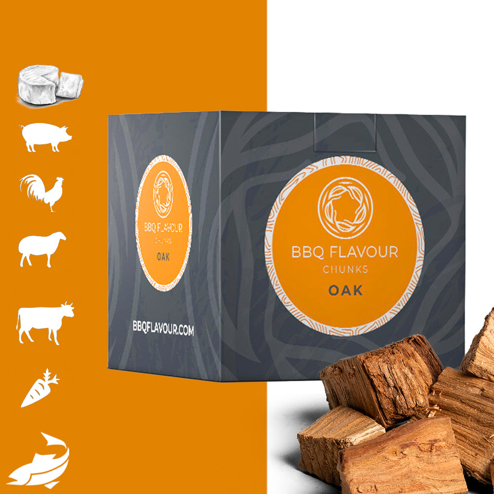 Wood Chunks per Affumicatura di legna OAK ( Quercia )