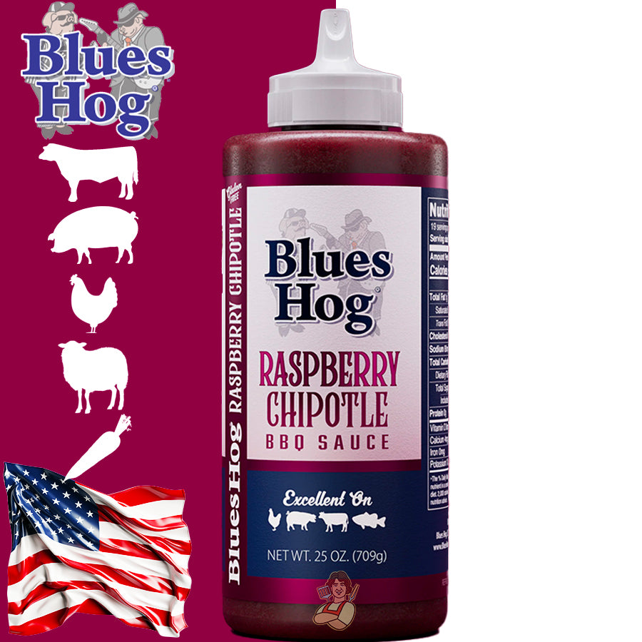 Blues Hog Barbecue Sauce Raspberry Chipotle BBQ Sauce - Centro Internazionale del Barbecue