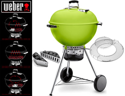 Weber Barbecue Master Touch Ø 57 Cm. Spring Green - Centro Internazionale del Barbecue