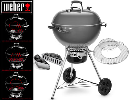 Weber Barbecue Master Touch Ø 57 Cm. Smoke Grey - Centro Internazionale del Barbecue