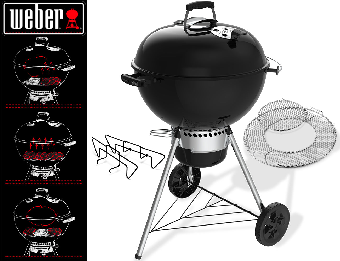 Weber Barbecue Master Touch Ø 57 Cm. Black - Centro Internazionale del Barbecue