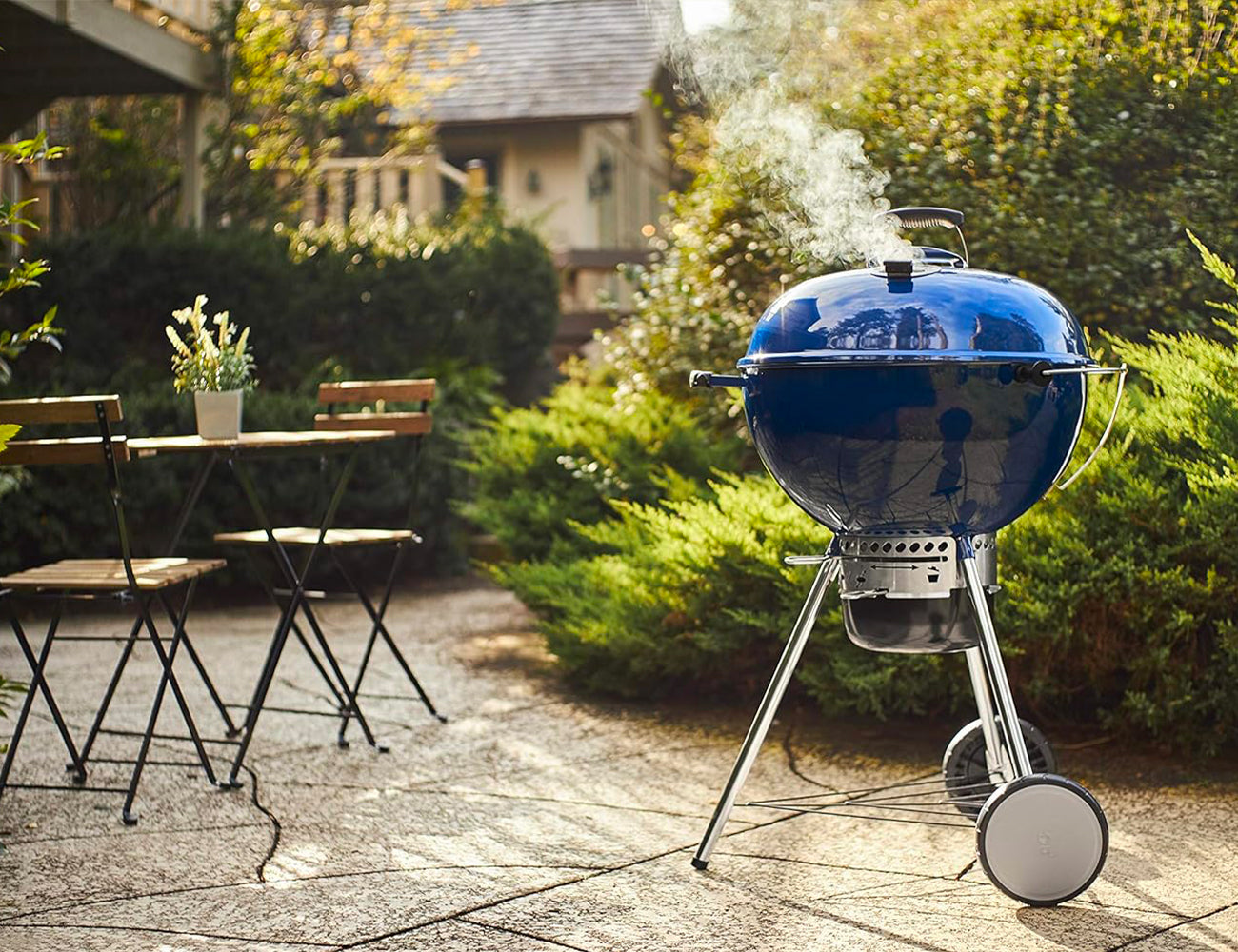 Weber Barbecue Master Touch Ø 57 Cm. Ocean Blue - Centro Internazionale del Barbecue