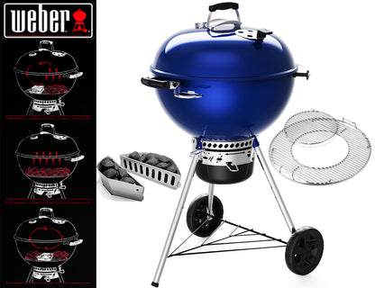 Weber Barbecue Master Touch Ø 57 Cm. Ocean Blue - Centro Internazionale del Barbecue