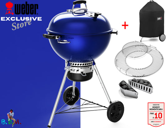 Weber Barbecue Master Touch Ø 57 Cm. Ocean Blue C/cover
