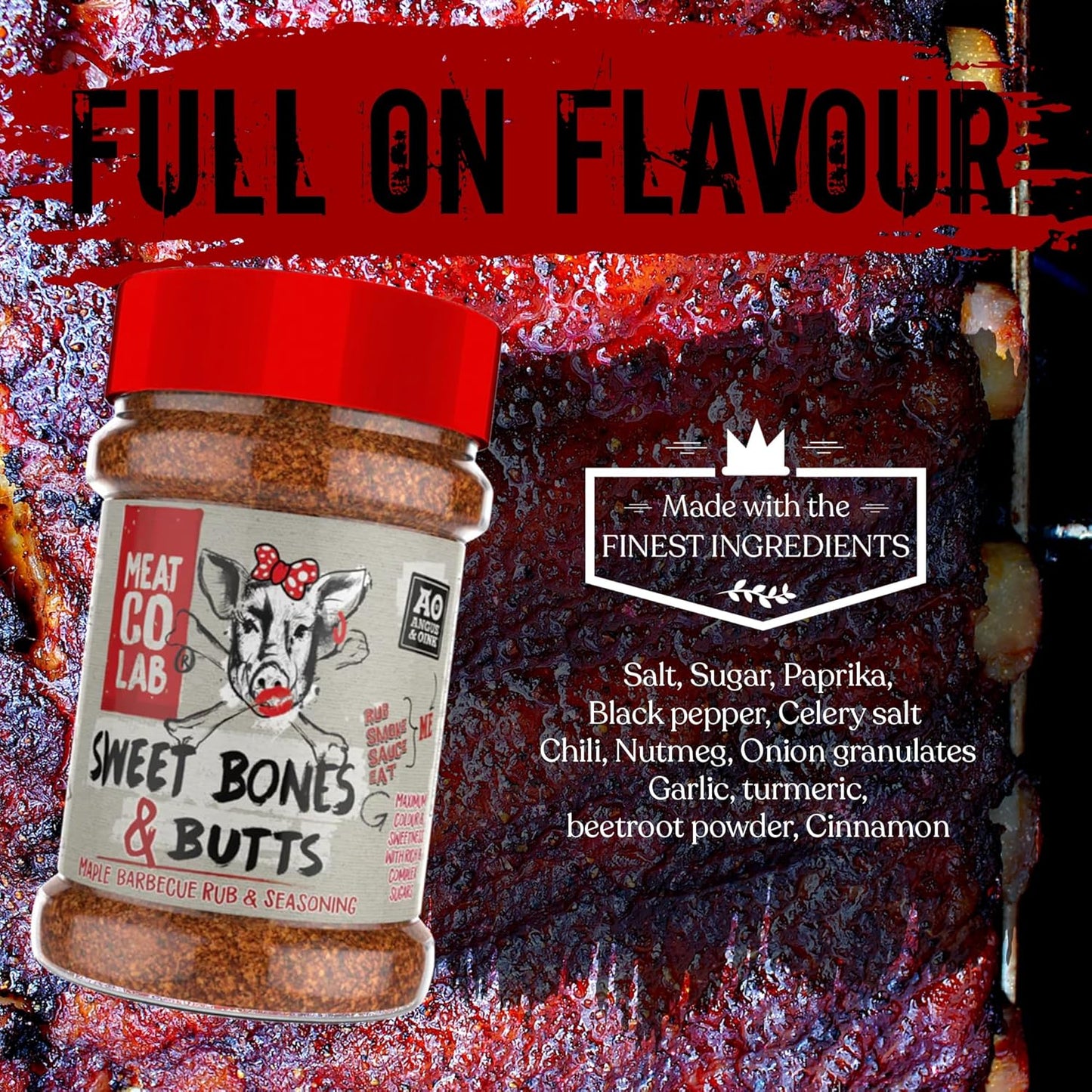 Angus & Oink Sweet Bones & Butts Rub - Centro Internazionale del Barbecue