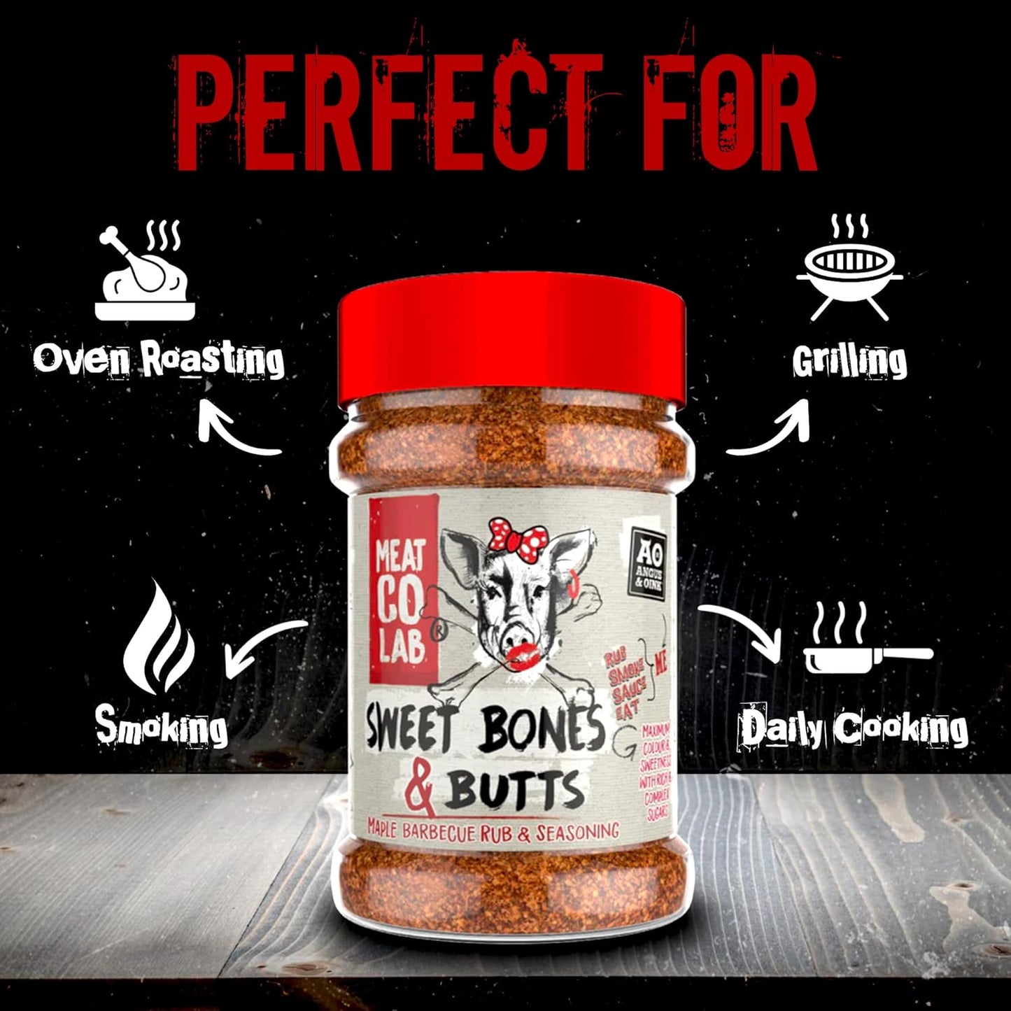 Angus & Oink Sweet Bones & Butts Rub - Centro Internazionale del Barbecue