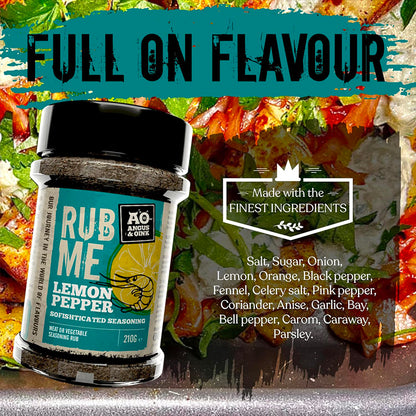 Angus & Oink Lemon Pepper Seasoning - Centro Internazionale del Barbecue