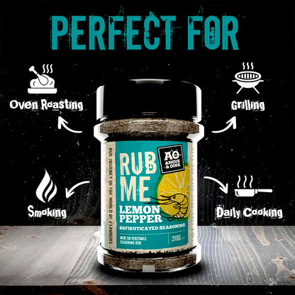 Angus & Oink Lemon Pepper Seasoning - Centro Internazionale del Barbecue