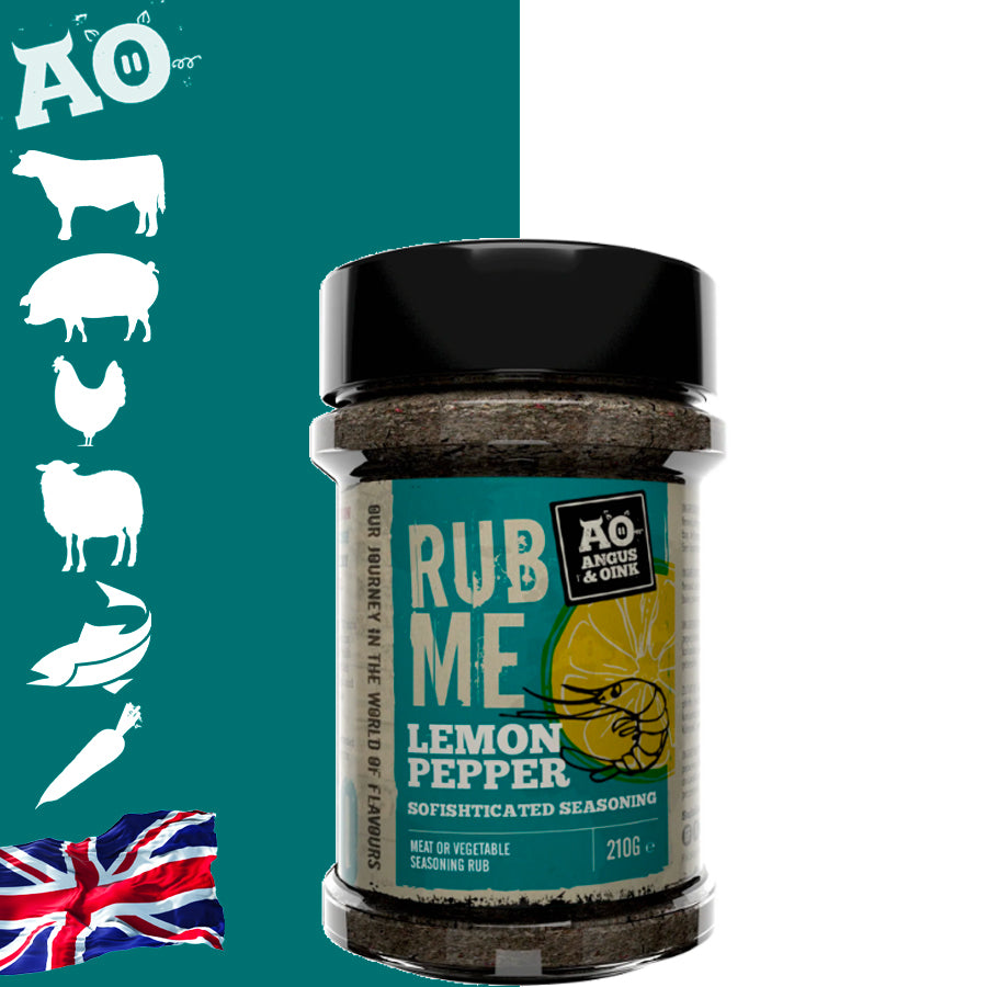 Angus & Oink Lemon Pepper Seasoning - Centro Internazionale del Barbecue