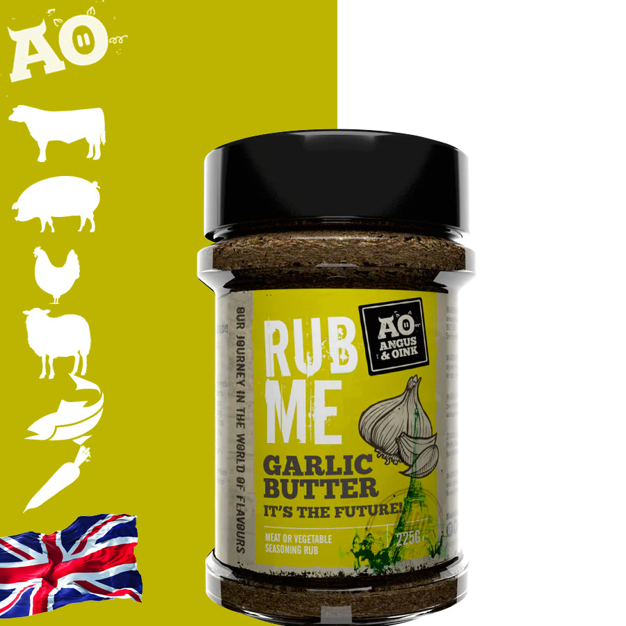 Angus & Oink Garlic Butter Seasoning - Centro Internazionale del Barbecue