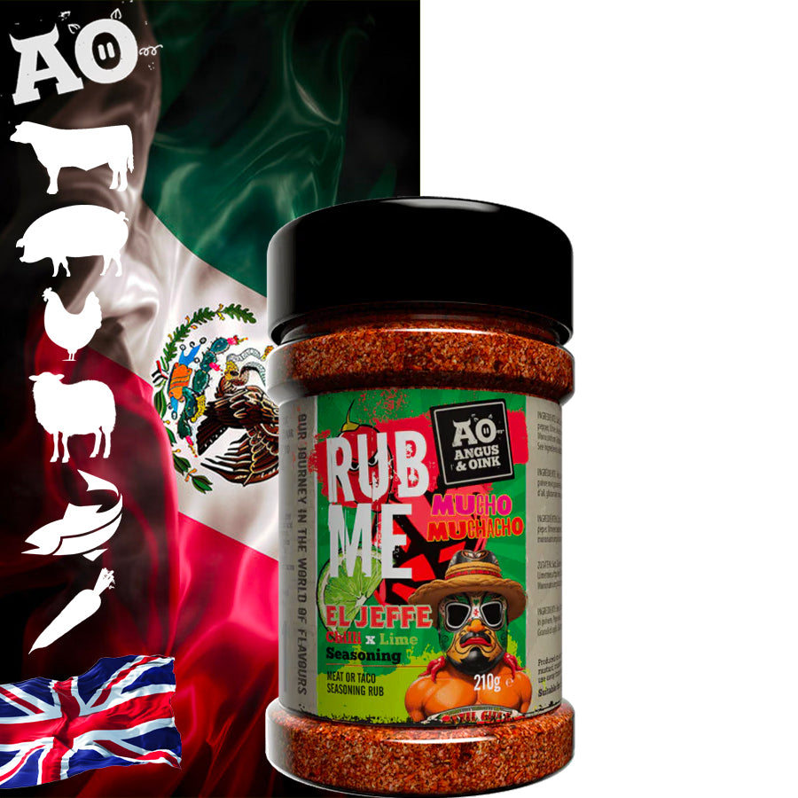 Angus & Oink El Jefe Chilli x Lime 210 gr - Centro Internazionale del Barbecue