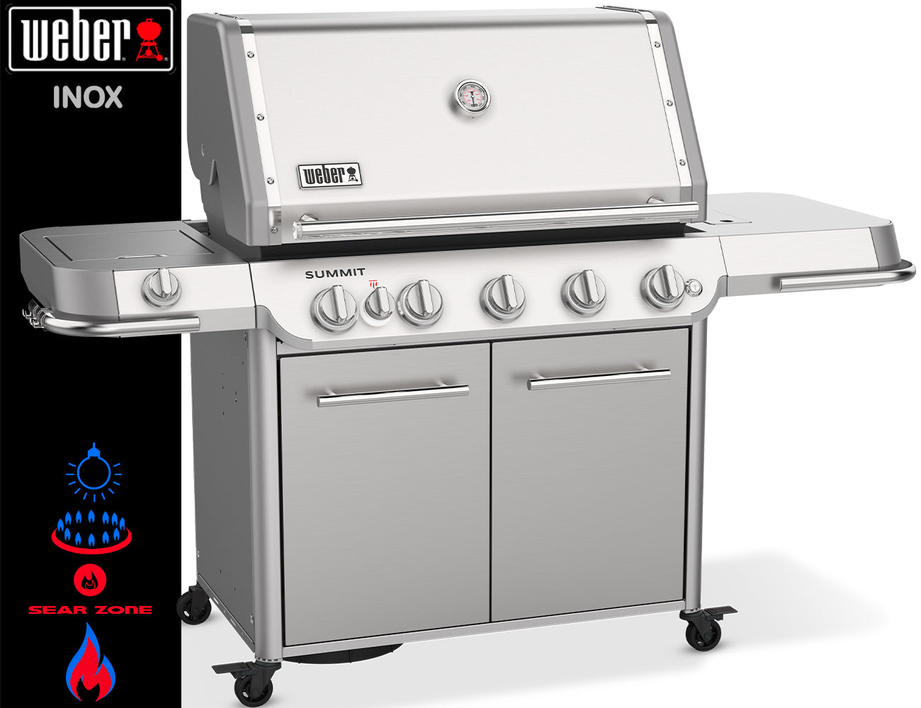 Weber Barbecue a Gas Summit FS38 I-Inox - Centro Internazionale del Barbecue