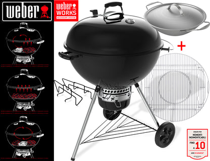 Weber Barbecue Master Touch Ø 67 Cm. + Wok - Centro Internazionale del Barbecue