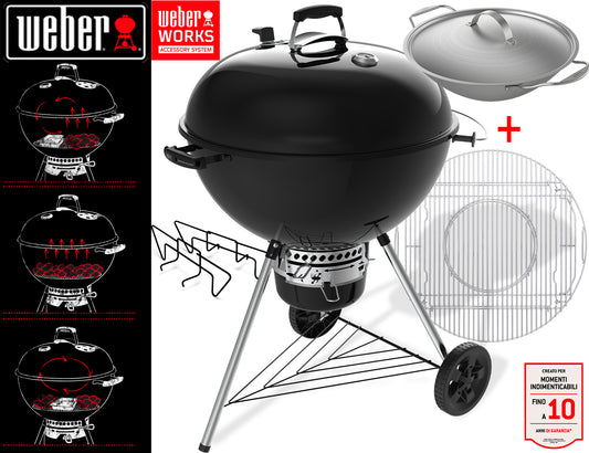 Weber Barbecue Master Touch Ø 67 Cm. + Wok - Centro Internazionale del Barbecue