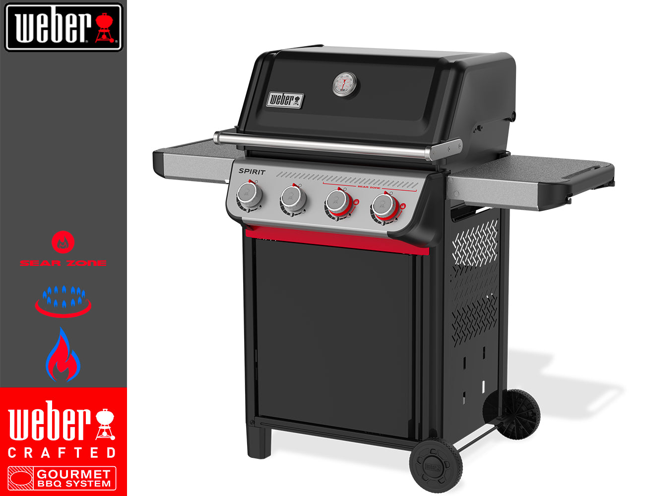 Weber Barbecue Spirit E-425 LP Black - Centro Internazionale del Barbecue