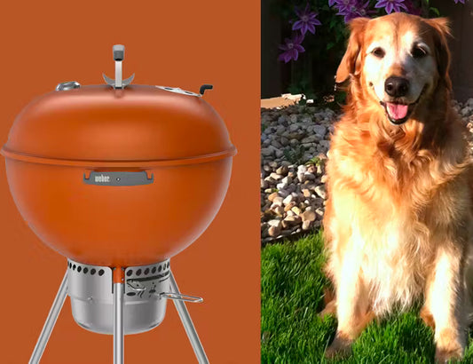 Weber Barbecue Master-Touch GBS Ø 57cm. C-5755 Arancione Fumè