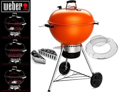 Weber Barbecue Master-Touch GBS Ø 57cm. C-5755 Arancione Fumè - Centro Internazionale del Barbecue