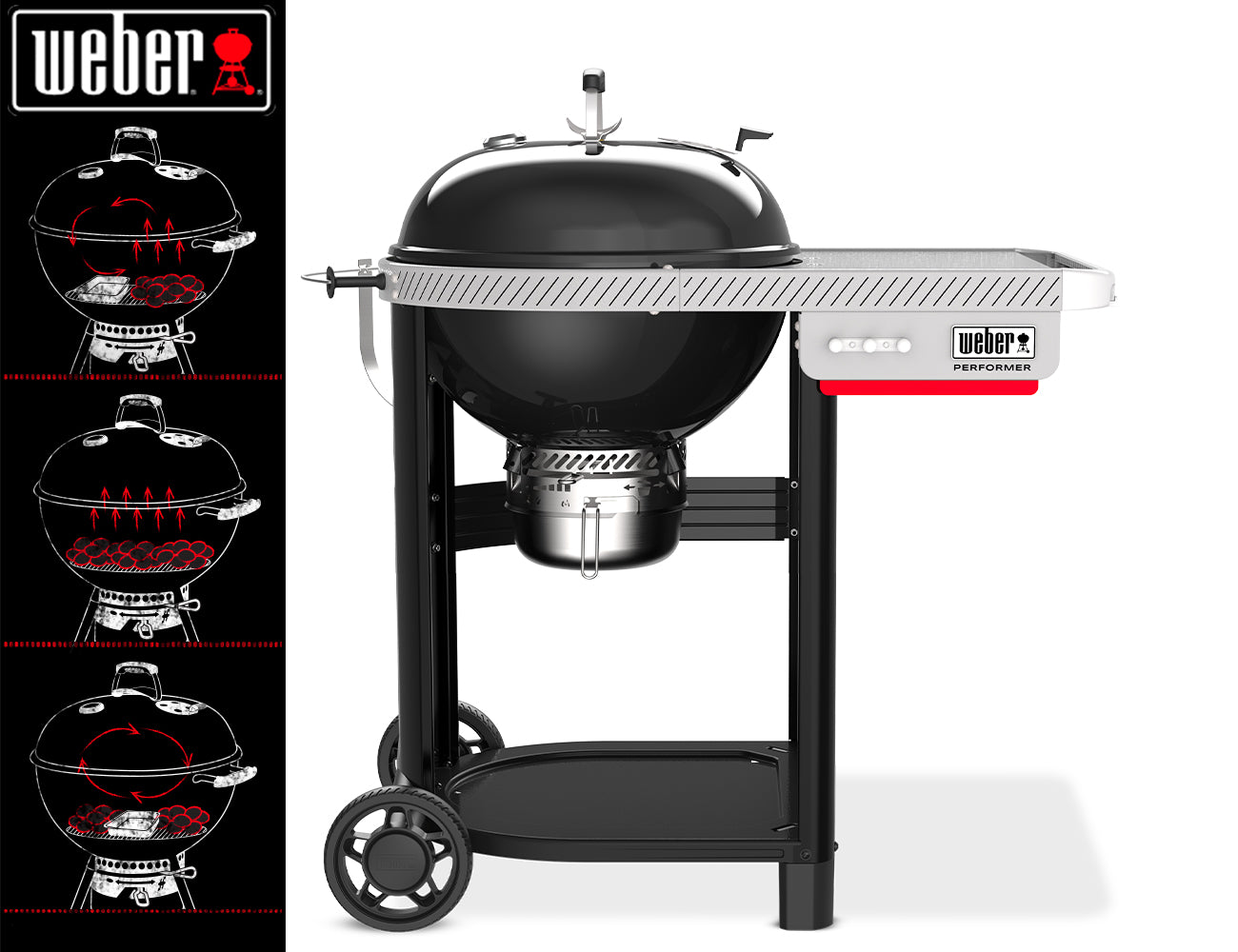 Weber Barbecue Performer Ø 57 Black - Centro Internazionale del Barbecue