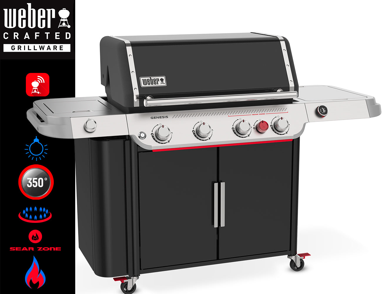 Weber Barbecue a Gas Genesis EPX-435W Black - Centro Internazionale del Barbecue