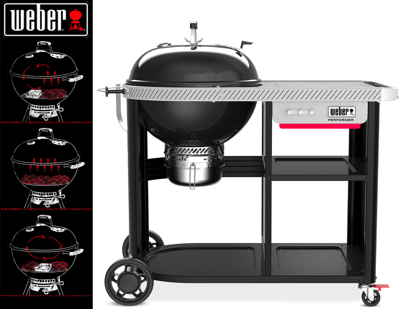 Weber Barbecue Performer Ø 57 Black - Centro Internazionale del Barbecue