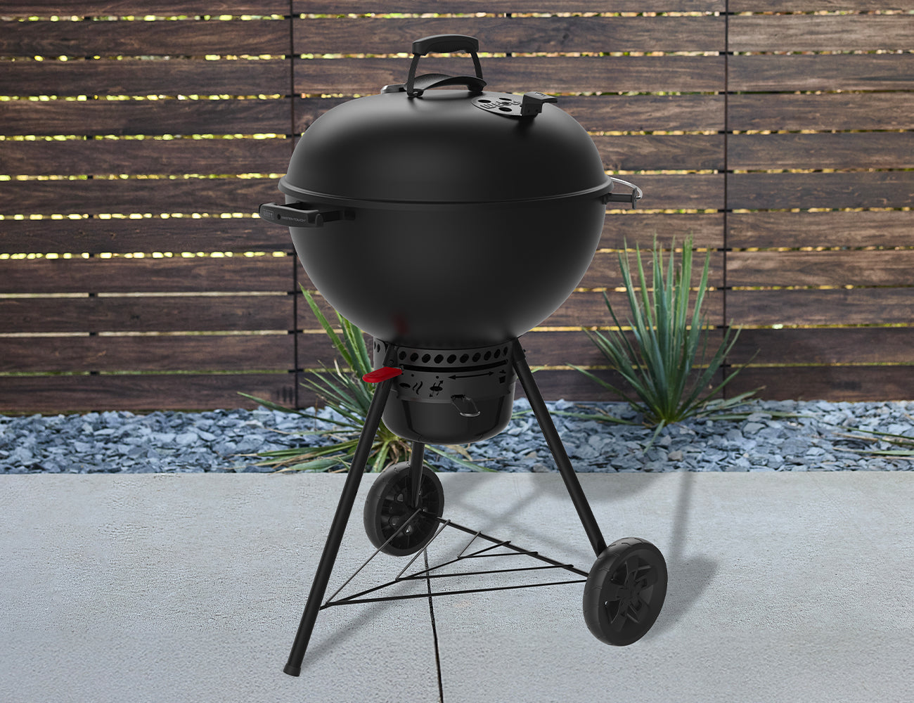 Weber Barbecue Master Touch Ø 57 Cm. Stealth - Centro Internazionale del Barbecue