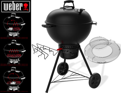 Weber Barbecue Master Touch Ø 57 Cm. Stealth - Centro Internazionale del Barbecue