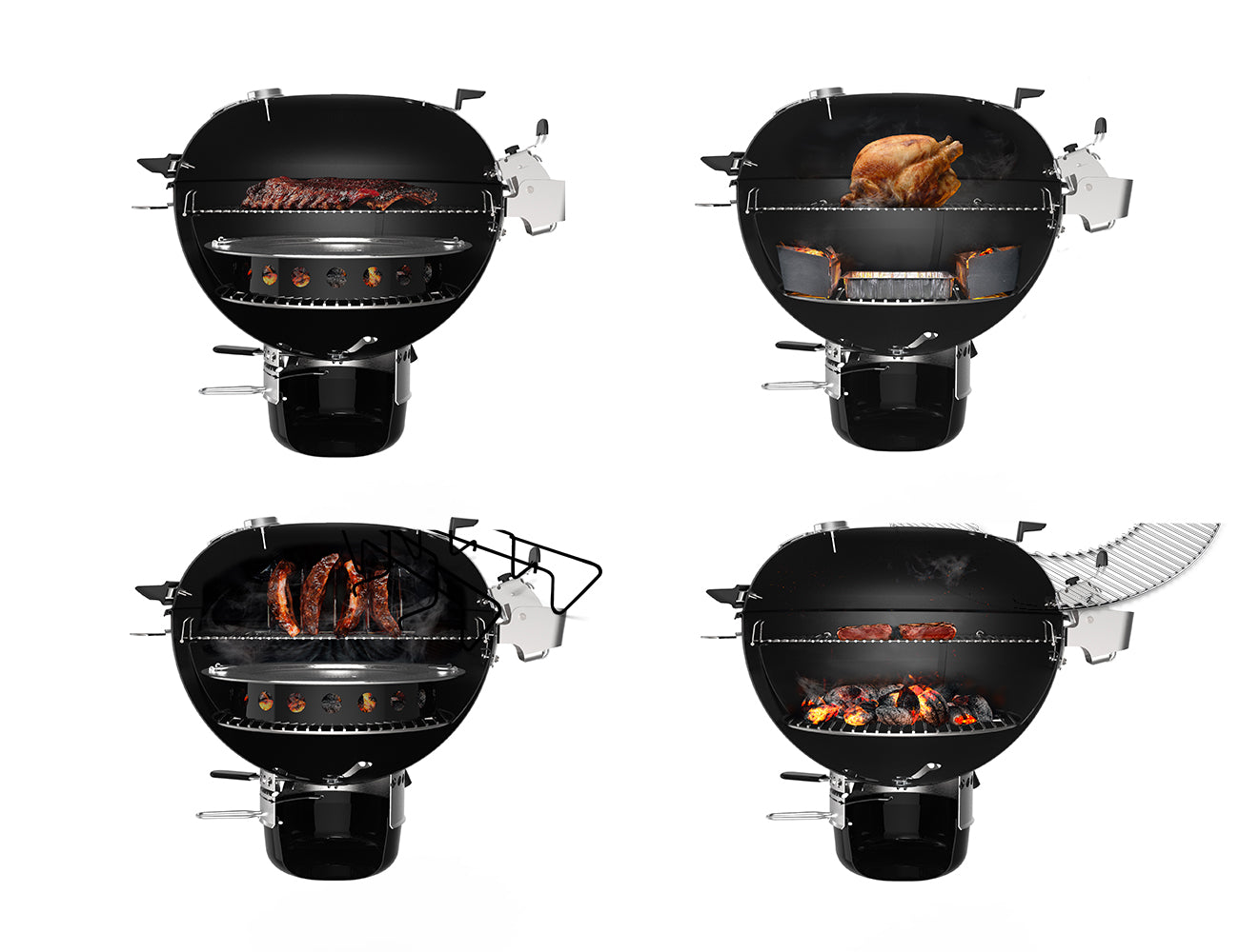 Weber Barbecue Master Touch Ø 57 Cm. SE-E-5775 Premium Black - Centro Internazionale del Barbecue